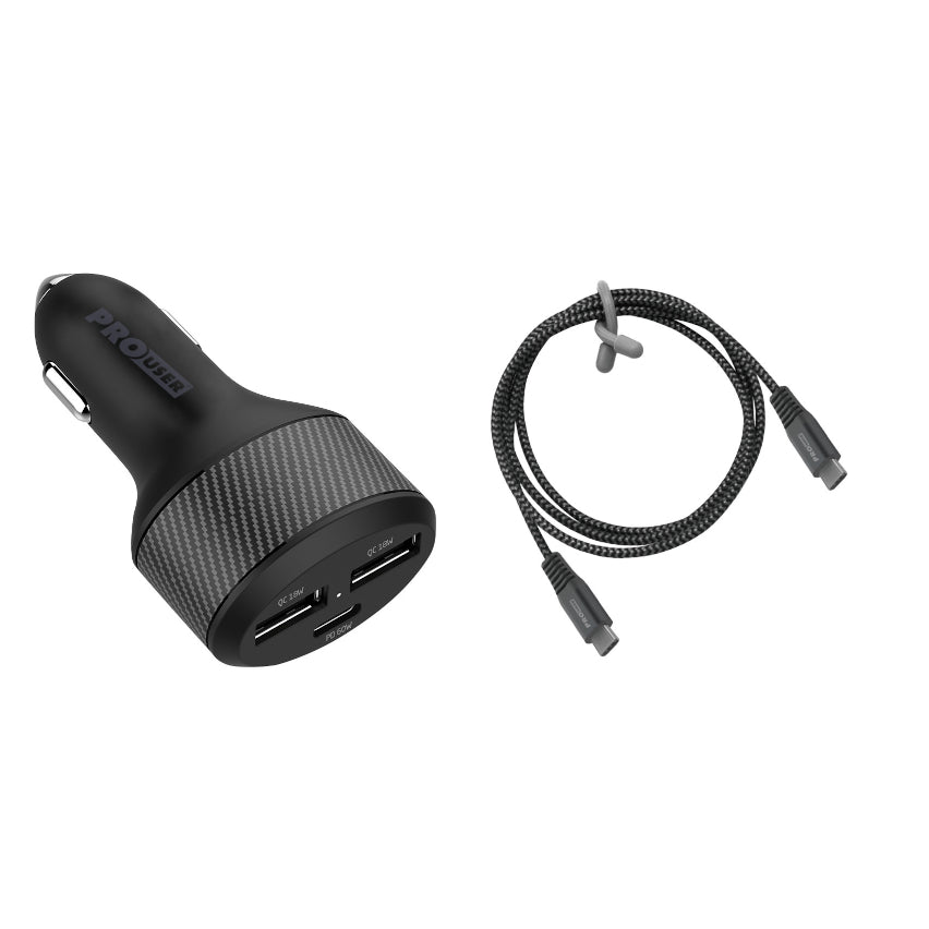 USB Autoladegerät 84W mit USB-C Kabel