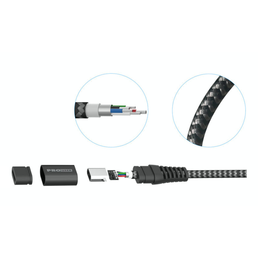 USB Autoladegerät 84W mit USB-C Kabel